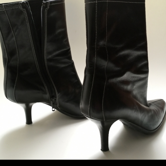 NWOT - Sassy Black Ankle Boots by Coach - Picture 4 of 10
